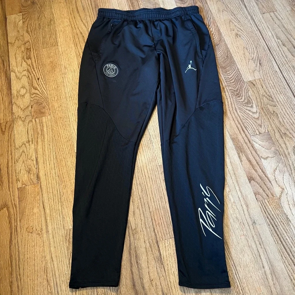 Jordan x PSG Paris Saint-Germain Strike Soccer Pants Mens Large Black Slim Fit